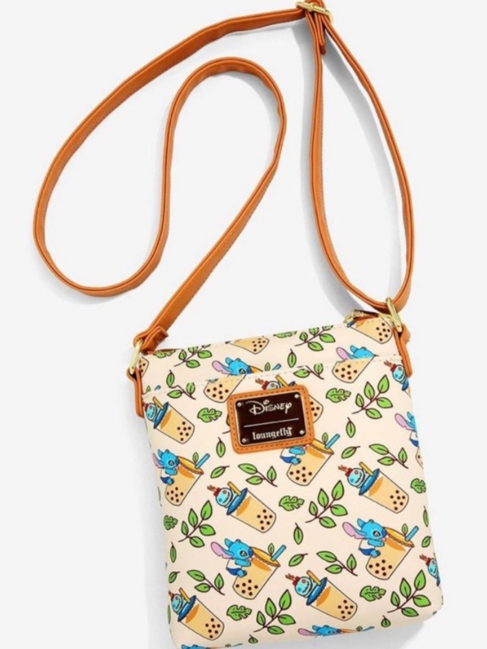 Loungefly Disney Lilo & Stitch Boba Crossbody Bag,